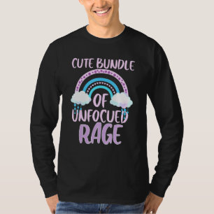 Niedliches Bündel von nicht fokussierter Rage Past T-Shirt