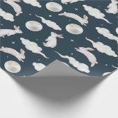 Niedliches Bunnies Musterpapier Geschenkpapier (Ecke)