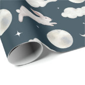 Niedliches Bunnies Musterpapier Geschenkpapier (Rolleneckpunkt)