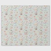 Niedliches Bunnies Musterpapier Geschenkpapier (Flach)