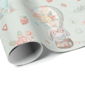 Niedliches Bunnies Musterpapier Geschenkpapier (Rolleneckpunkt)
