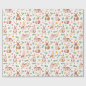 Niedliches Bunnies Musterpapier Geschenkpapier (Flach)