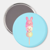 Niedliches Bunny, Bär und Frosch Dango Glosso Post Magnet (Vorderseite/Rückseite)