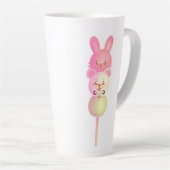 Niedliches Bunny, Bär und Frosch Dango Glosso Post Milchtasse (Rechte Ecke)