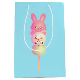 Niedliches Bunny, Bär und Frosch Dango Glosso Post Mittlere Geschenktüte