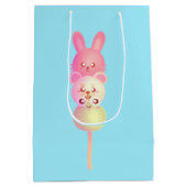Niedliches Bunny, Bär und Frosch Dango Glosso Post Mittlere Geschenktüte (Rückseite)