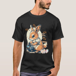Niedliches Bunny Gaming Kids Boys Girls Anime Vide T-Shirt