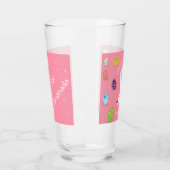 Niedliches Bunny Happy Ostereier Hunt Party Frühja Glas (Links)