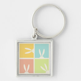 Niedliches Bunny Happy Ostereier Hunt Party Frühja Schlüsselanhänger