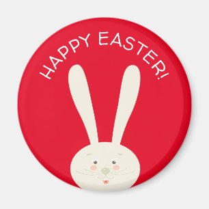 Niedliches Bunny Happy Ostereier Hunt Party Magnet