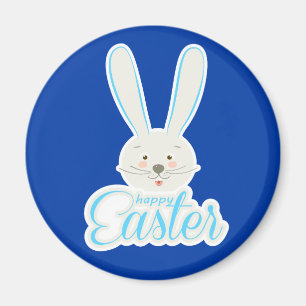 Niedliches Bunny Happy Osterfeier Party Magnet