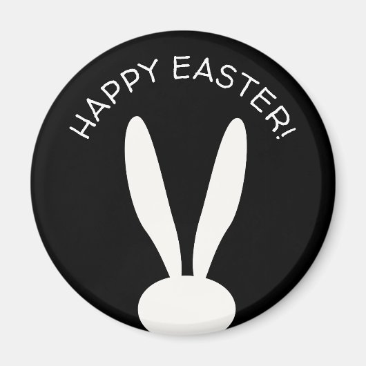 Niedliches Bunny Happy Osterfeier Party Magnet (Vorne)