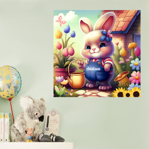 Niedliches Bunny Kid Poster