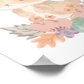 Niedliches Bunny Kinderzimmer Poster Animal Kids R (Ecke)