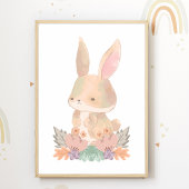 Niedliches Bunny Kinderzimmer Poster Animal Kids R
