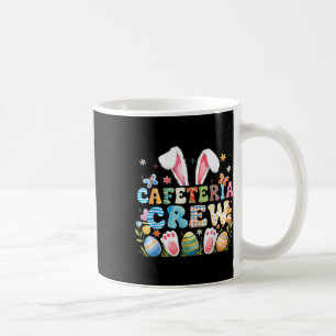 Niedliches Bunny Lunch Lady Cafeteria Crew Frohes Kaffeetasse