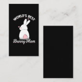 Niedliches Bunny Mama Rabbit Lover Mama Visitenkarte (Vorne/Hinten)