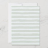 Niedliches Bunny mit Ballon Geburtstag Einladung (Rückseite)