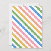 Niedliches Bunny mit Eiern Ostereier Hunt & Brunch Einladung (Rückseite)