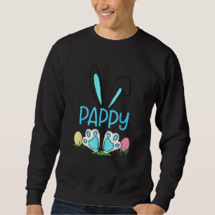 Niedliches Bunny Oars Osterpappel Matching Egg Hun Sweatshirt