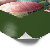 Niedliches Bunny Oaster Glossegenster Poster (Ecke)