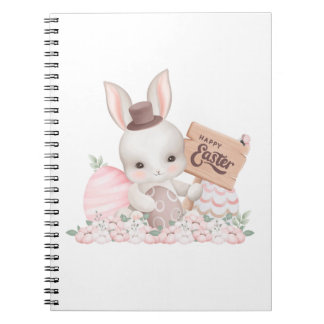 Niedliches Bunny Oaster Notebook-Geschenk Notizblock