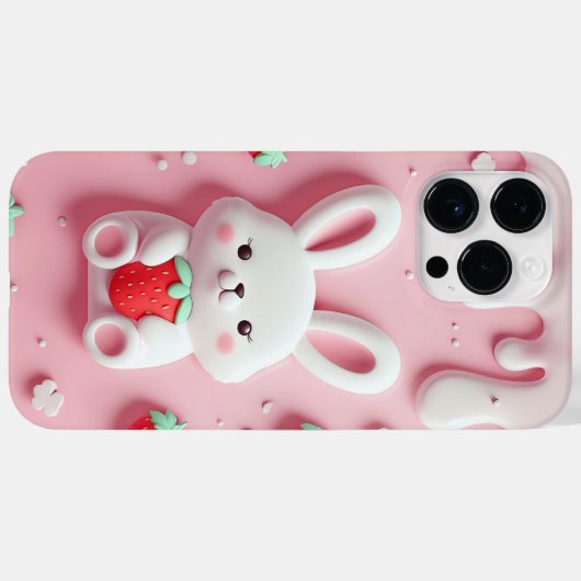 Niedliches Bunny Phone Case - Kawaii Rabbit (Rückseite (Horizontal))