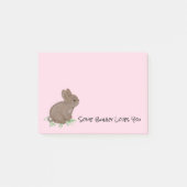 Niedliches Bunny Rabbit Custom Post-it Klebezettel (Vorderseite)