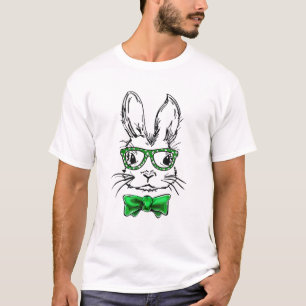 Niedliches Bunny Rabbit Face Funny Charakter St Pa T-Shirt