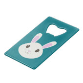 Niedliches Bunny Rabbit Geldbeutel Flaschenöffner (Vorderseite Schrägansicht)