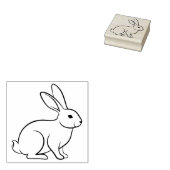 Niedliches Bunny Rabbit Gummistempel (Stempel)