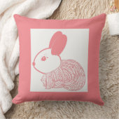 Niedliches Bunny Rabbit Kissen (Decke)