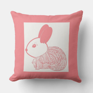 Niedliches Bunny Rabbit Kissen