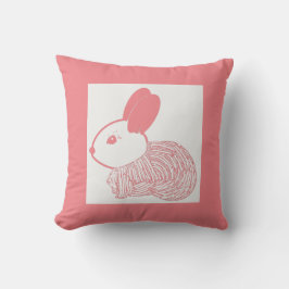 Niedliches Bunny Rabbit Kissen