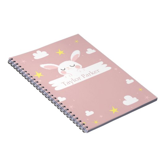Niedliches Bunny-Rabbit-Notebook Notizblock (Rechte Seite)