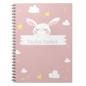 Niedliches Bunny-Rabbit-Notebook Notizblock (Vorderseite)