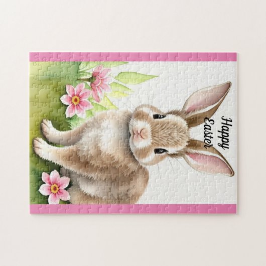 Niedliches Bunny Rabbit Puzzle (Horizontal)