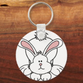Niedliches Bunny Rabbit Schlüsselanhänger (Vorderseite)