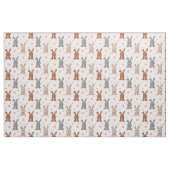 Niedliches Bunny Rabbit und rosa Dots Gewebe von d Stoff (Fat Quarter (45,7 x 55,9 cm))