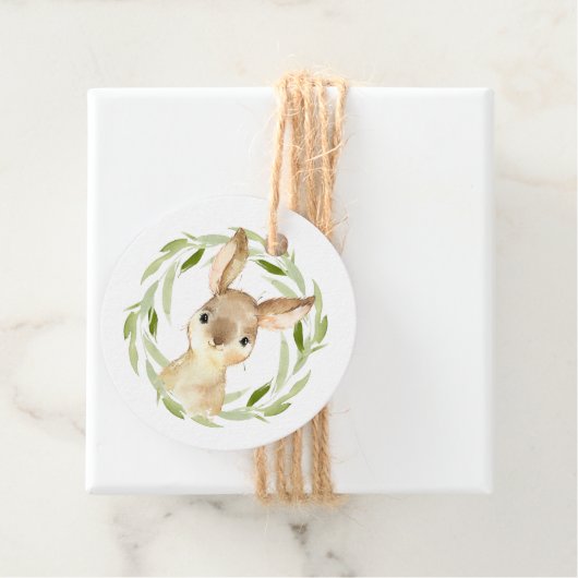 Niedliches Bunny Rabbit Vielen Dank Geschenkanhänger (Beispiel)