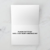 *NIEDLICHES BUNNY*, UM NUR WEIHNACHTEN ZU SAGEN (Innenseite)