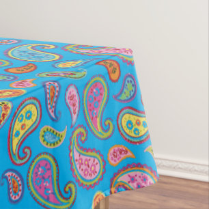Niedliches buntes 1. Geburtstags-Party Paisleys Tischdecke