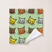 Niedliches buntes badhandtuch set (Waschlappen)