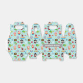 Niedliches buntes geschenkschachtel (Ungefaltet)