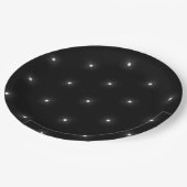 niedliches, buntes Herz Pappteller (Schrägansicht)