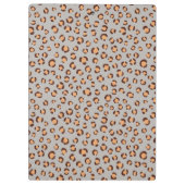 Niedliches buntes orange braunes klemmbrett (Rückseite)