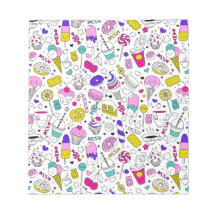 Niedliches, buntes, süßes Muster