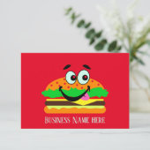 niedliches Business-Burgerrestaurant (Stehend Vorderseite)