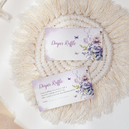 Niedliches Butterfly-Baby-Duschkabine-Windeln-Raff Begleitkarte