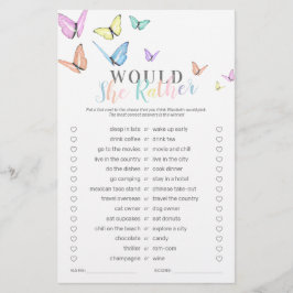 Niedliches Butterfly Baby Duschspiel